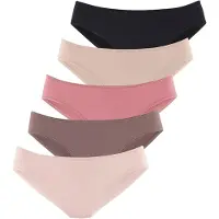 LASCANA Trosa nude / brun / ljusrosa / svart