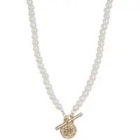 Ralph Lauren Halsband guld / silver / pärlvit