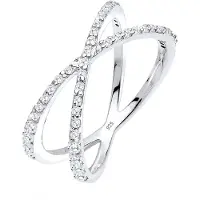 Elli Ring silver / transparent