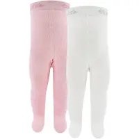 Ewers Strumpbyxa rosa / vit