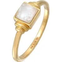 Elli PREMIUM Ring guld / vit