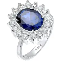 Elli Ring 'Glamour' mörkblå / silver