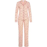 LASCANA Pyjamas 'Xmas' pastellrosa