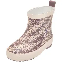 Playshoes Gummistövel beige / brun / mauve / violettblå