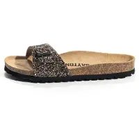 Bayton Pantolette 'Jazz' brons / svart