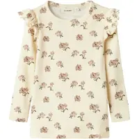 Lil´ Atelier Lil' Atelier Tröja - NmfGavo Eko - Rib - Turtledove/Peony - - 3 år (98) - Tröja