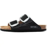 Bayton Pantolette 'Alicante' silvergrå / silver