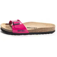 Bayton Pantolette 'Prague' rosa / svart