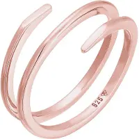 Elli Ring 'Geo' roséguld