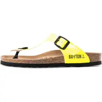 Bayton Pantolette 'Mercure' limone / svart