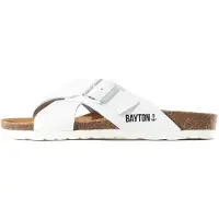 Bayton Pantolette 'Era' svart / vit