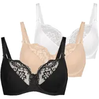 TEYLI Behå 'Anastasia' beige / svart / vit
