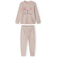 MINOTI Pyjamas ljusrosa / svart