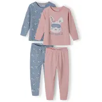 MINOTI Pyjamas ljusblå / ljusrosa