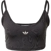 Adidas Originals Behå 'Marble Prints' grå / svart / vit