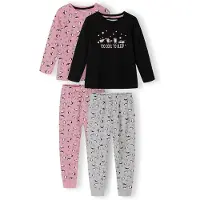 MINOTI Pyjamas grå / rosa