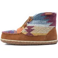 Minnetonka Stövlett 'Torrey' beige / blå / brun