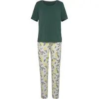 LASCANA Pyjamas 'LAS Summer Fruits PJ' grön / blandade färger