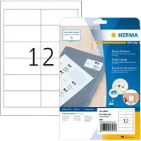 Herma Special - Papper - matt - permanent självhäftande - bestruket - vit - 97 x 42.3 mm - 90 g/m² - 300 etikett (er) (25 ark x 12) etiketter
