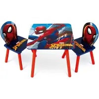 Marvel Set Spiderman Lekbord Med Stolar Set