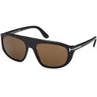Tom Ford Roviex Lens Shiny Black Solglasögon