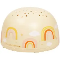 A Little Lovely Company Projektorlampa - 14x9 cm - Regnbågar - - One Size - Nattlampa