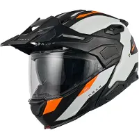 NEXX X.Lifecountry Terra Fällbar Hjälm Matt/Vit/Orange M Unisex hvid