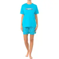 Kisses&love Kortärmad sommarpyjamas för kvinnor KL40000