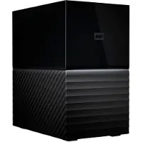 Western Digital WD My Book Duo WDBFBE0160JBK - Hårddiskarray - 16 TB - 2 fack - HDD 8 TB x 2 - USB 3.1 (extern)