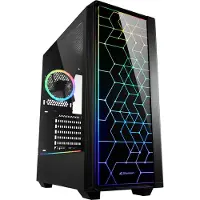 Sharkoon RGB LIT 100 Midi-Tower Datorchassi Svart