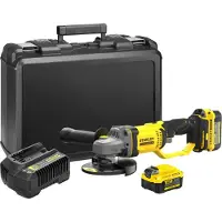 Stanley Vinkelslip SFMCG400M2K-QW; 18 V; 2x4,0 Ah batt.