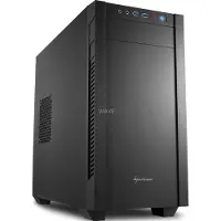 Sharkoon S1000 - Tower - micro ATX - ohne Netzteil Tower Datorchassi Svart