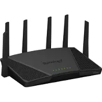 Synology RT6600AX - Trådlös router 4-ports-switch - 1GbE, 2.5GbE - WAN-portar: 2 - Wi-Fi 6 - Trippelband