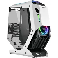 Sharkoon Elite Shark CA700 - Mid tower - ATX - genomskinlig sidopanel (härdat glas) - ingen strömförsörjning - USB/ljud