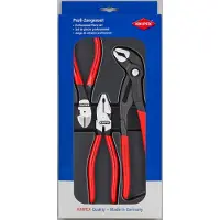 Knipex 00 20 10 Verkstad Tång-set 3 delar