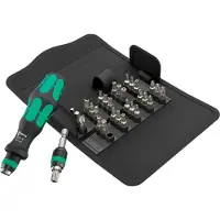 Wera Kraftform Kompakt 71 Security 05057114001 Bit-Set 32 delar TORX BO, Inner-fyrkantig (Robertson), Inner-sexkantig, TORQ, Tri-Wing, Skiftnyckel Snabbbyte