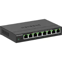 Netgear MS308 - Switch - multi-gigabit - ohanterad - 8 x 100/1000/2.5G - skrivbordsmodell, väggmonterbar