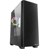 Sharkoon VS9 RGB Tower Datorchassi Svart