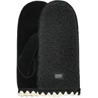 Ugg - Skidhandskar dam - W Uggfluff Scalloped Mitten Black för Unisex - Storlek S/M - Svart
