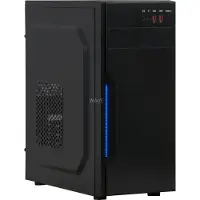 Inter-Tech B-42 Midi-Tower Datorchassi Svart