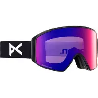 Anon - Skidglasögon - M4S Cylindrical Black/Perceive Sun Red för UnisexSilikon - Svart