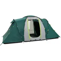 Coleman Spruce Falls 4, Camping, Hård ram, Grupptält, 4 personer, Underlag, Grön, Grå