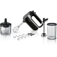 Bosch Handmixare - - MFQ4980B - 850 W - 5 hastigheter - Färg svart, silver
