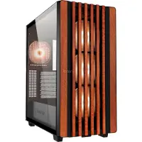 Sharkoon Rebel C70G RGB - Tower - ATX - genomskinlig sidopanel (härdat glas) - ingen strömförsörjning (ATX) - USB/ljud