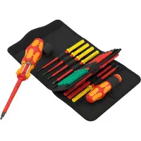 Wera Werk Skruvmejsel set VDE 17 delar Stjärnspår Phillips, Spår, Pozidriv, TORX, Inner-fyrkantig (Robertson)