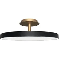 UMAGE Design taklampa Asteria Up Large, dimbar, Svart, Vardagsrum / matsal, Rostfritt stål, Design, Taklampa