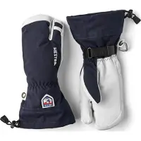 Hestra Army Leather Heli Ski 3-Finger Marine