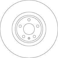 TRW Bromsskiva DF6729S, 1 Stycke