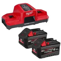 Milwaukee -set M18 FORGE NRG-602, 18V, 2xM18 FB6, 6,0Ah, M18 DBSC