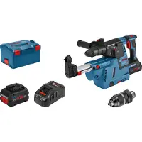 Bosch Borrhammare GBH 18V-26 F; 2,6 J; SDS-plus; 18 V; 2x5,5 Ah + GDE 18V-16